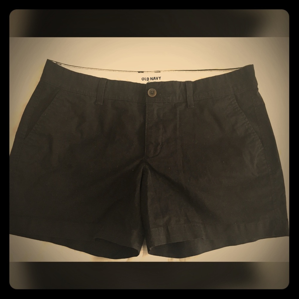 Old Navy- Black Cargo Shorts- Size 8